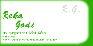 reka godi business card